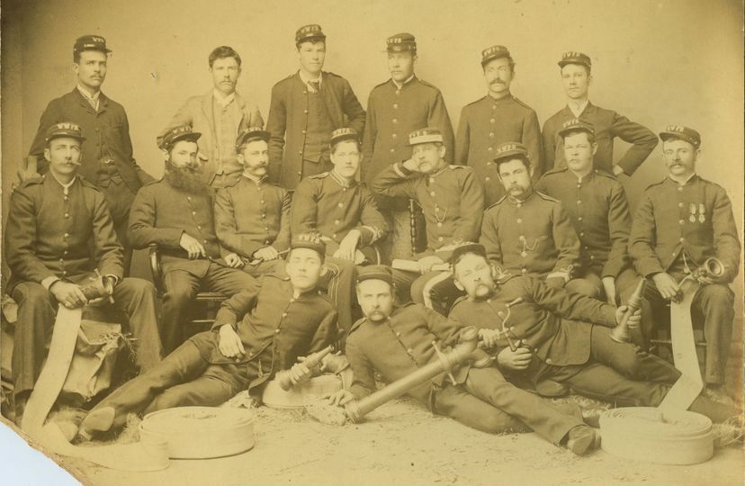 Wagga's volunteer fire brigade, established in 1880.