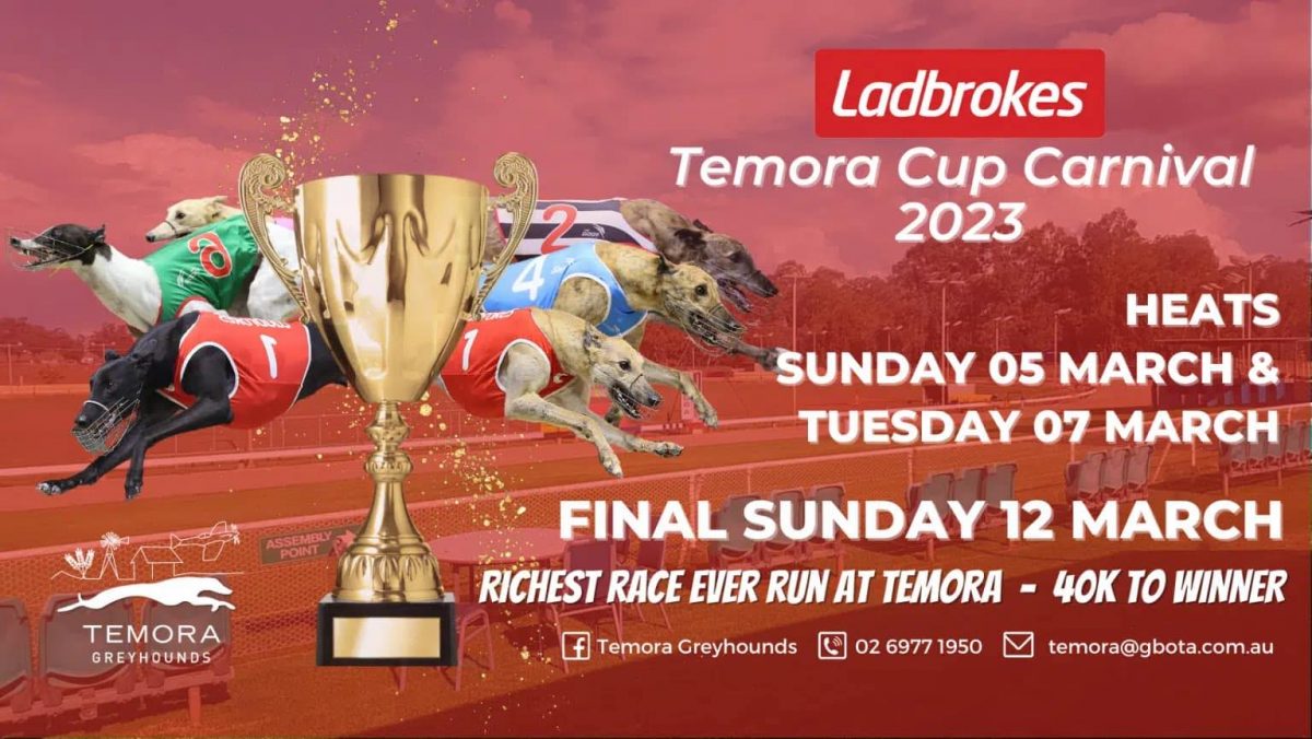 Flyer for Temora Cup Carnival 2023