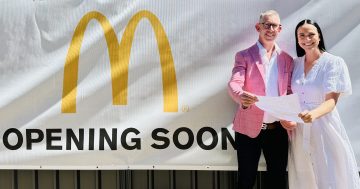Brad's first job was flipping burgers in Wagga - he's now building his fifth McDonald's in Canberra