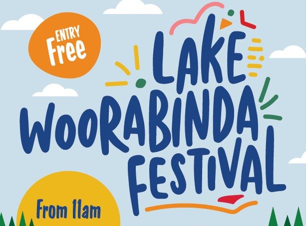 Flyer for the Lake Woorabinda Festival