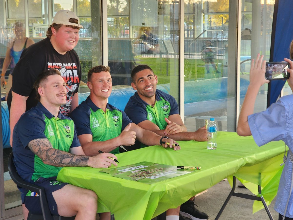 Canberra Raiders fans get their chance to meet Jack Wighton