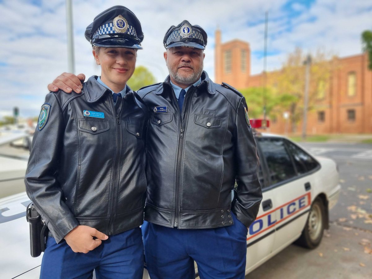 father-and-daughter police officers