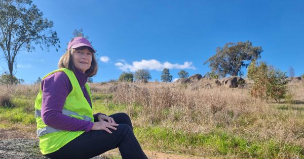 Super volunteer Heather not letting the grass grow under her feet in retirement