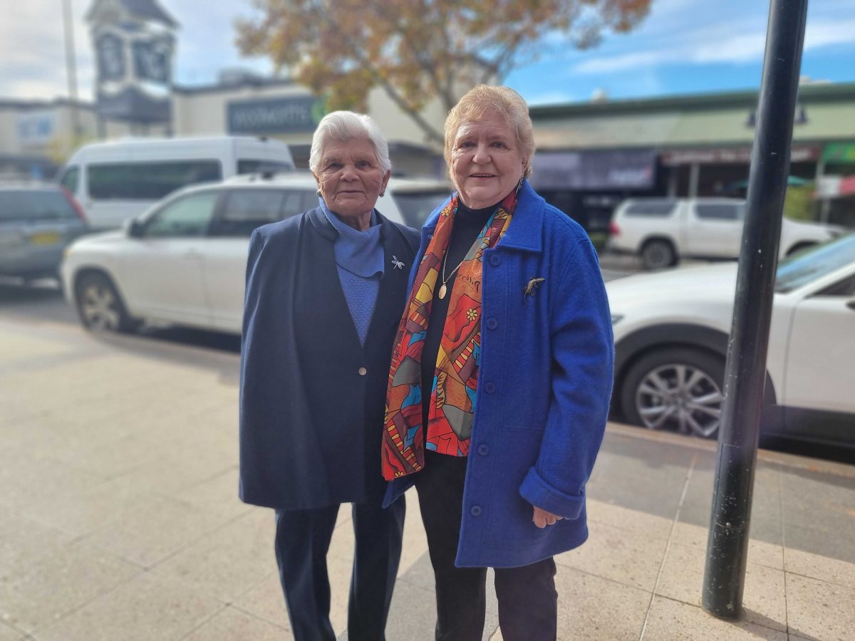 Aunty Isabel Reid and Aunty Kath Withers