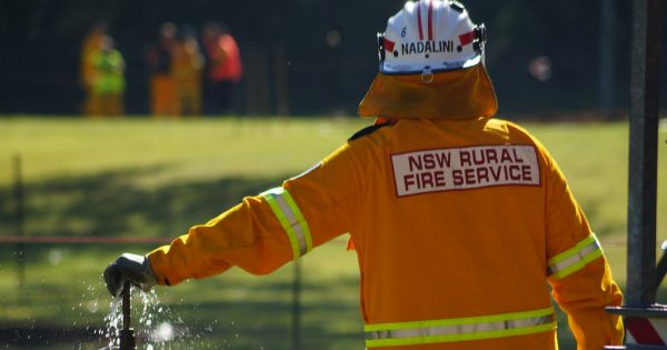 Firies on alert as westerly winds whip across the region