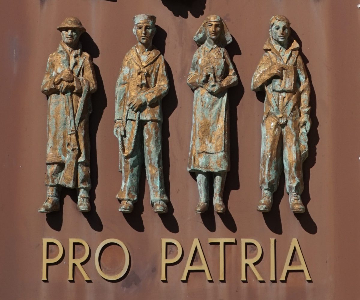 Pro Patria Centre sign