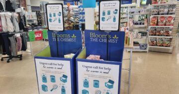 Blooms The Chemist helping women in need through donations of essential items