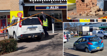 87-year-old in hospital after car smashes into Wagga shop front