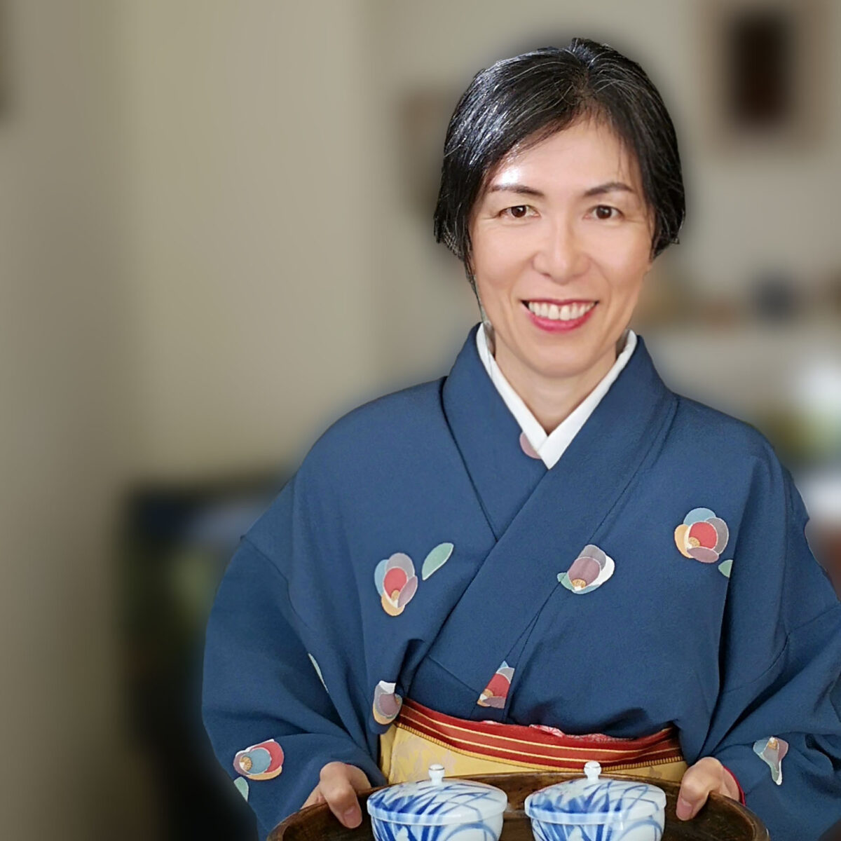 Japanese woman in kimono