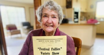 Hazel's history: frolicking in the follies at the 1957 Griffith Water Wheel Festival