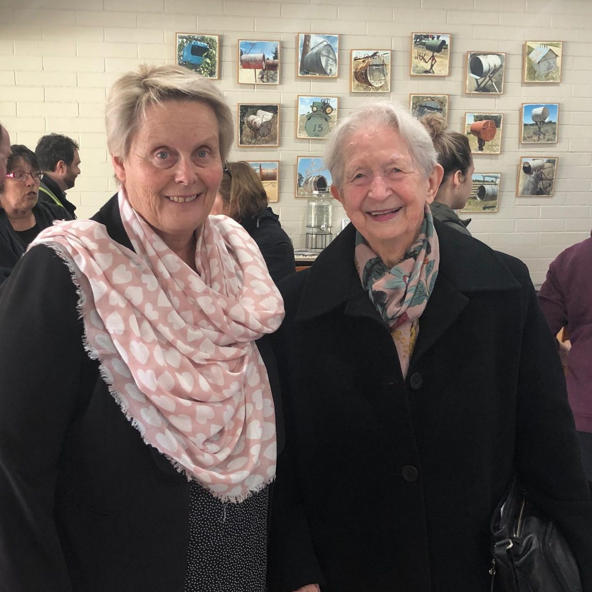 Ruth McRae and Margaret Sheppard standing together