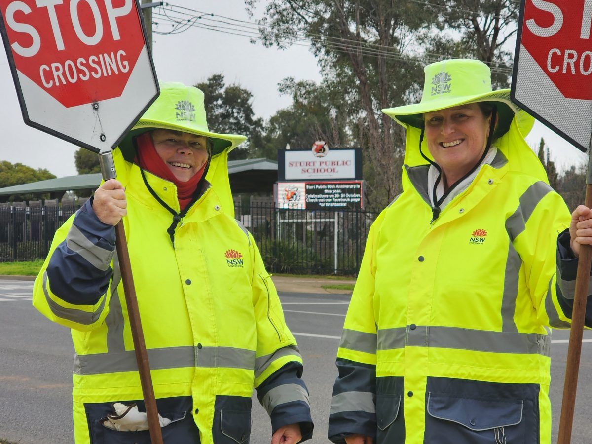 two female crossing guards