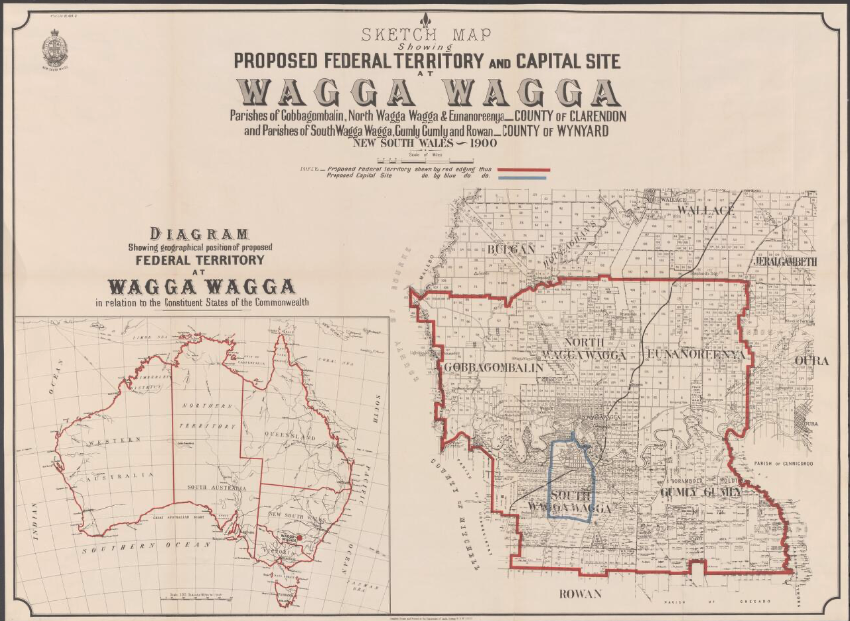 The proposed Federal Territory at Wagga