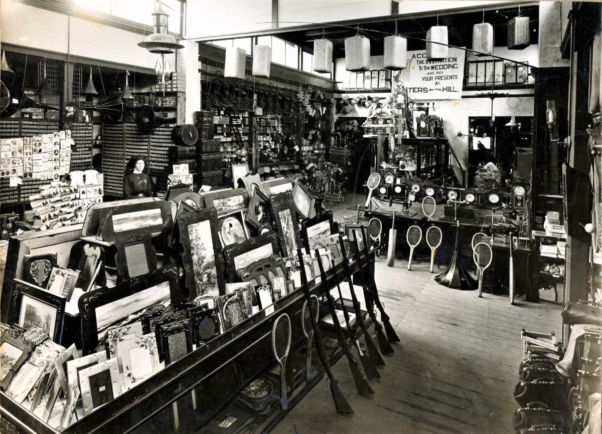 shop in 1910