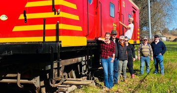 Men's Shed project goes full toot at the head of Tumba rail trail