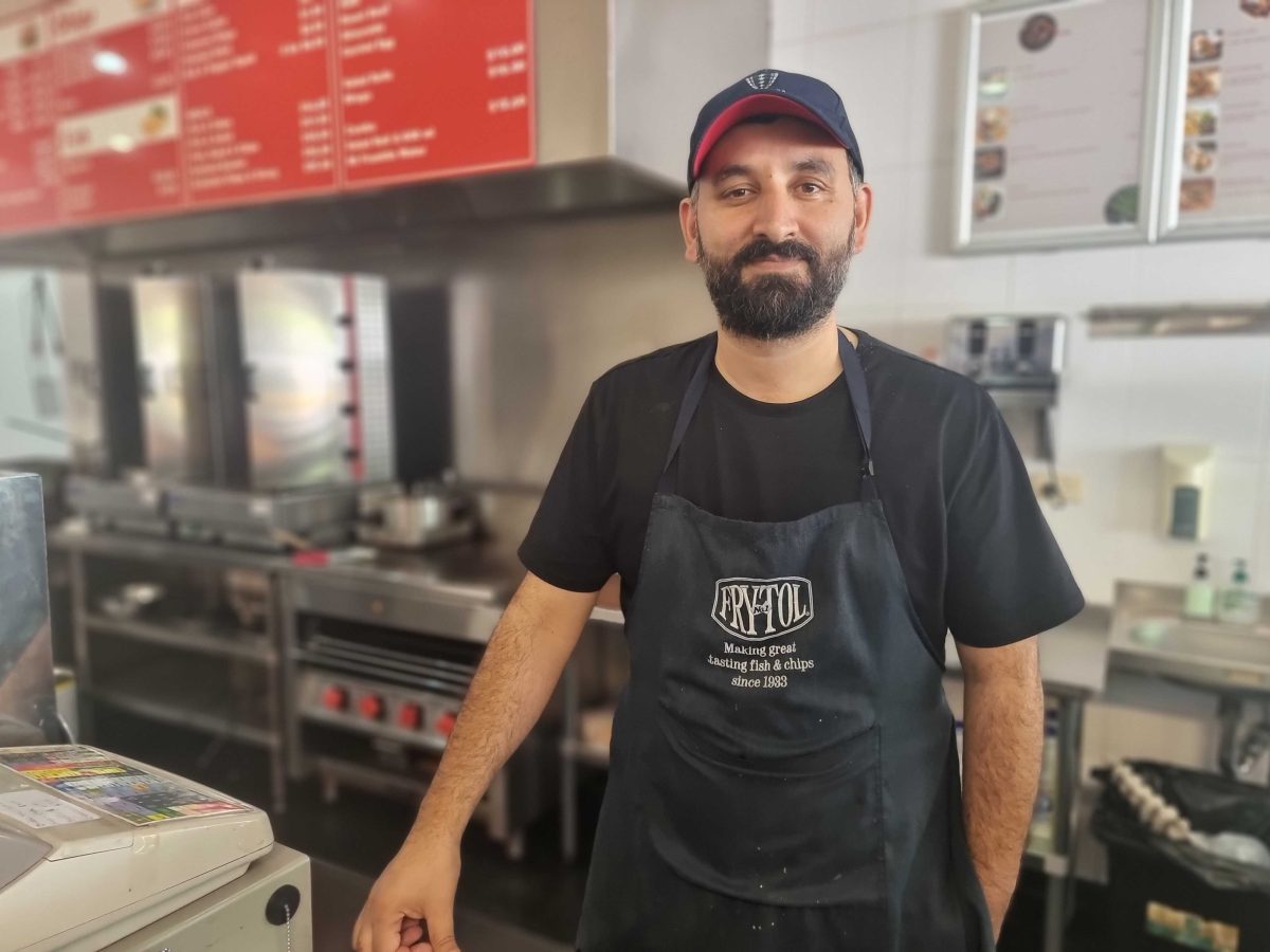 The new owner of Red Mandolin Cafe Ghufran Jannat