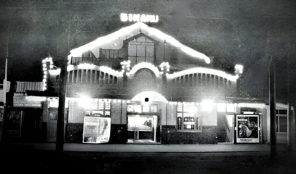 old photo of theatre building