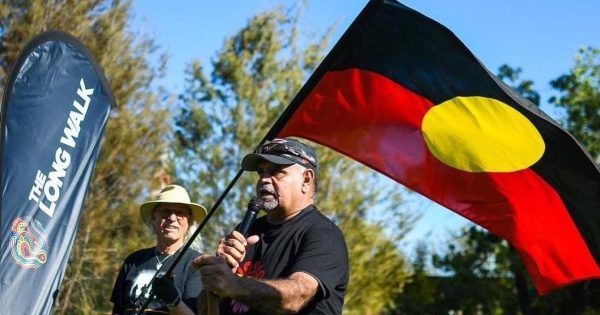 AFL legend Michael Long to walk through Wagga spreading the 'Yes' message