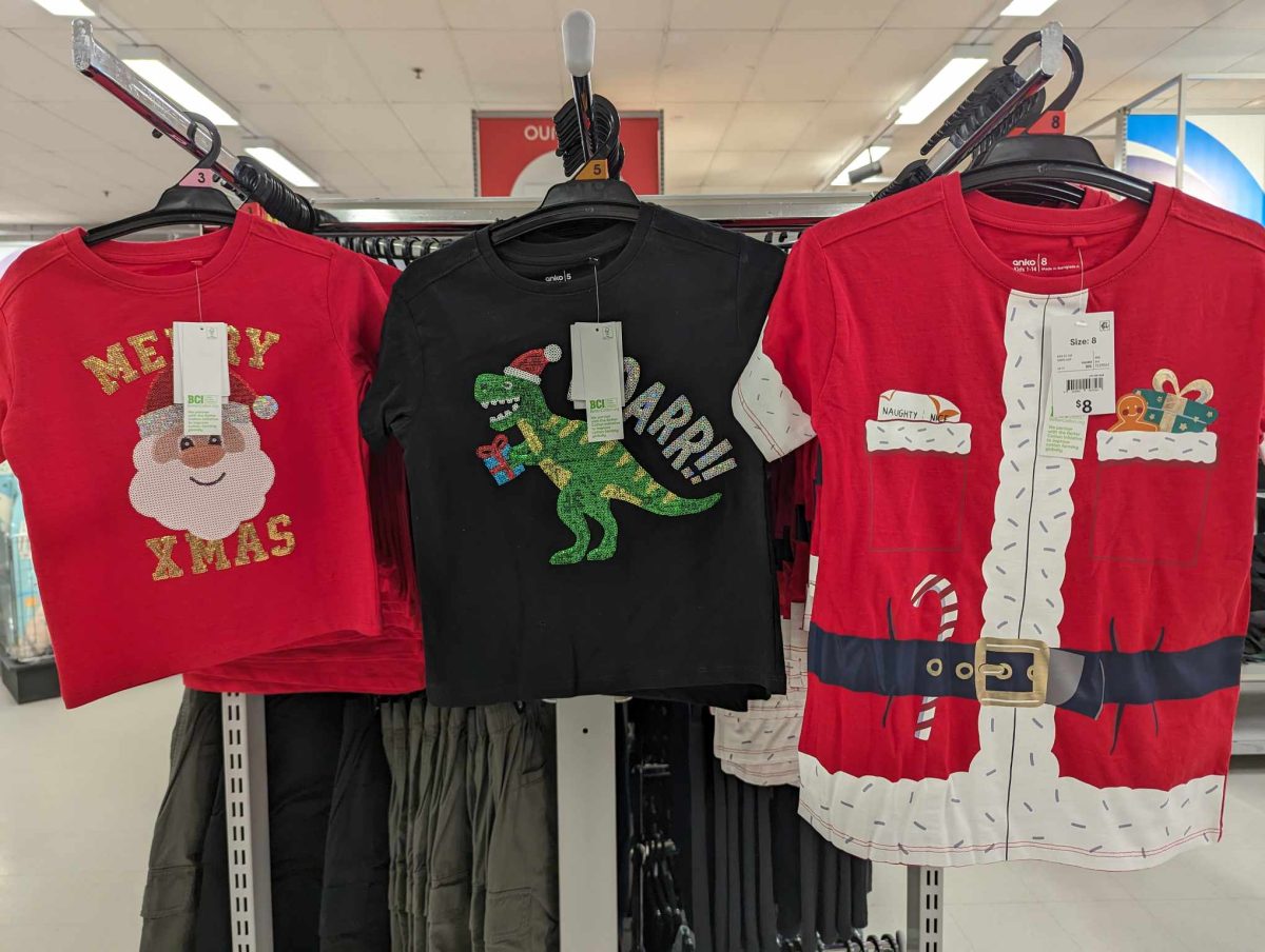 Kmart Christmas shirts