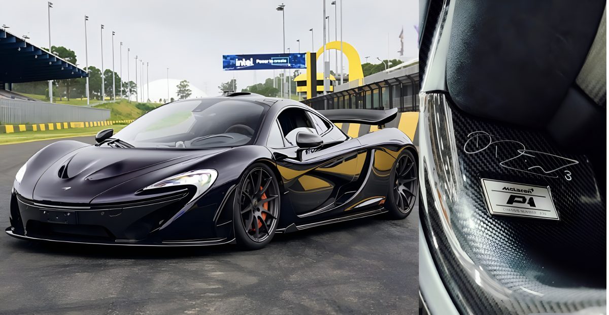 McLaren P1 with Daniel Ricciardo signature