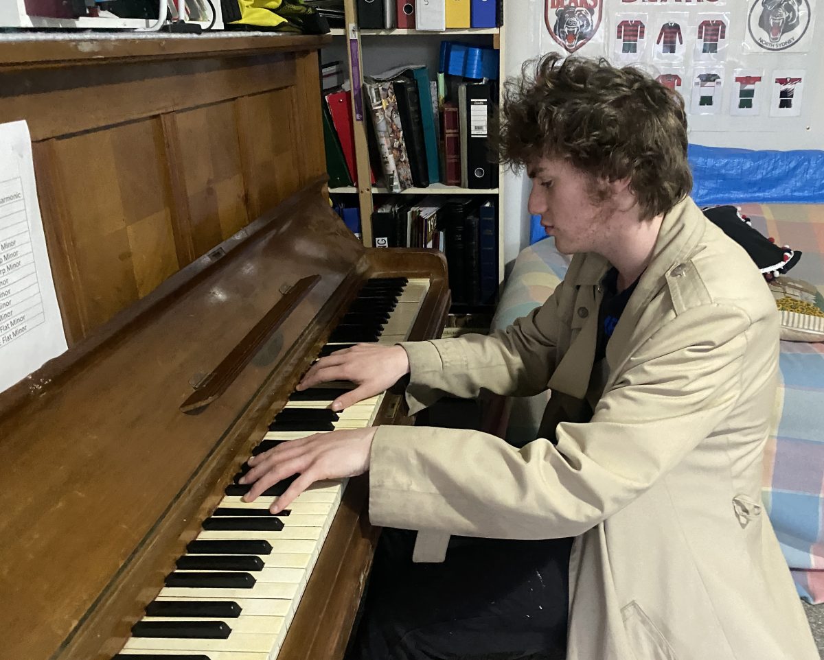 Heath Bethe on piano 