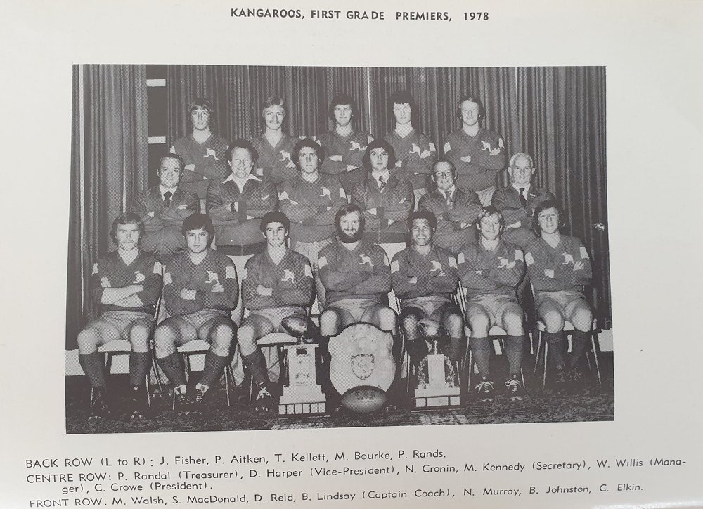 old rugby league team shot