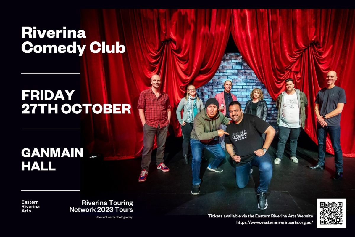 The Riverina Comedy Club heads to the Ganmain Hall this Friday. Photo: Riverina Comedy Club