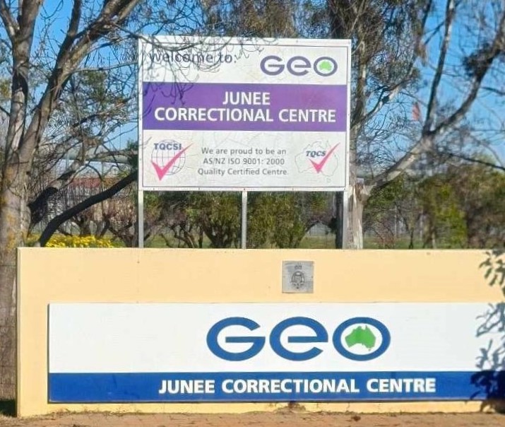 Correctional Centre sign