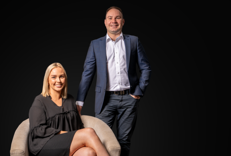 Bee Anderson and Ryan Smith are part of the sales team at PRD real estate Wagga