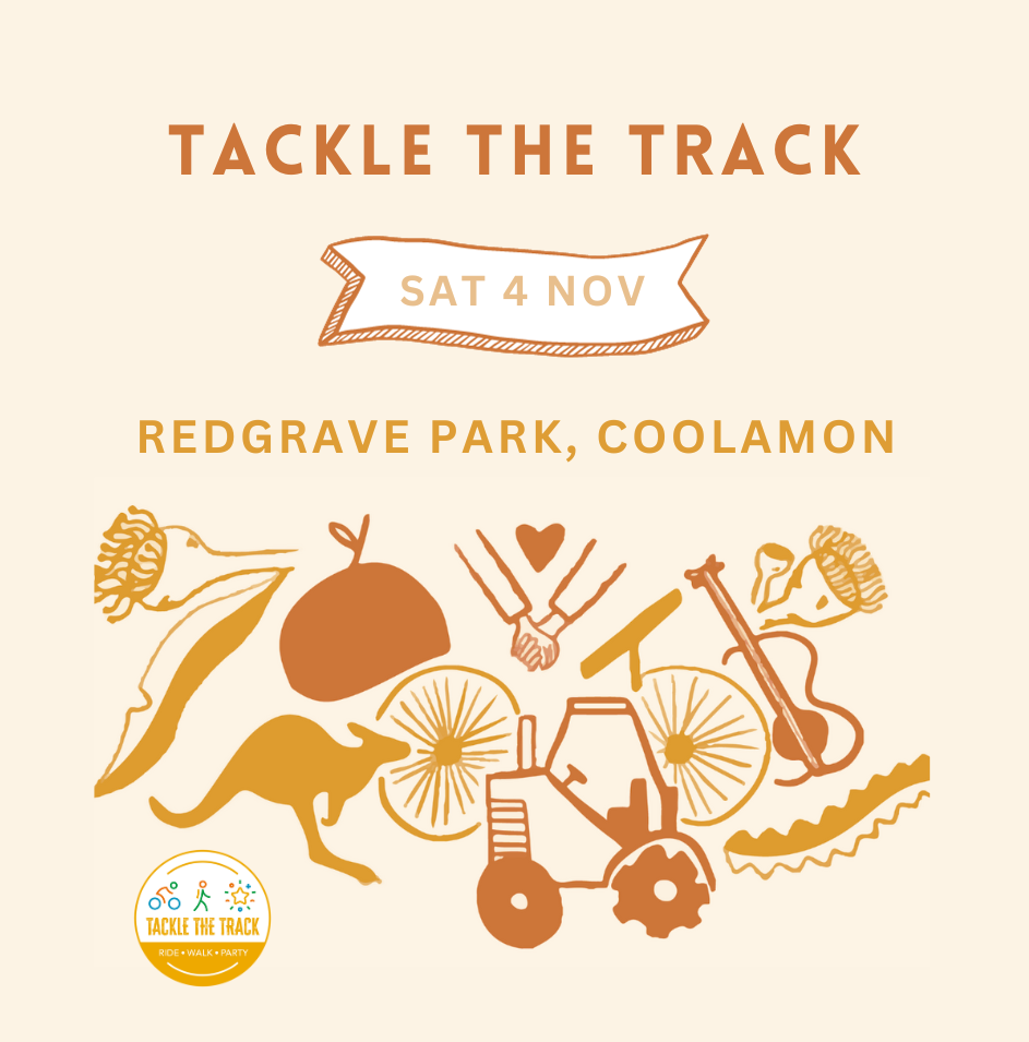 Tackle the Track will be held at Redgrace Park.