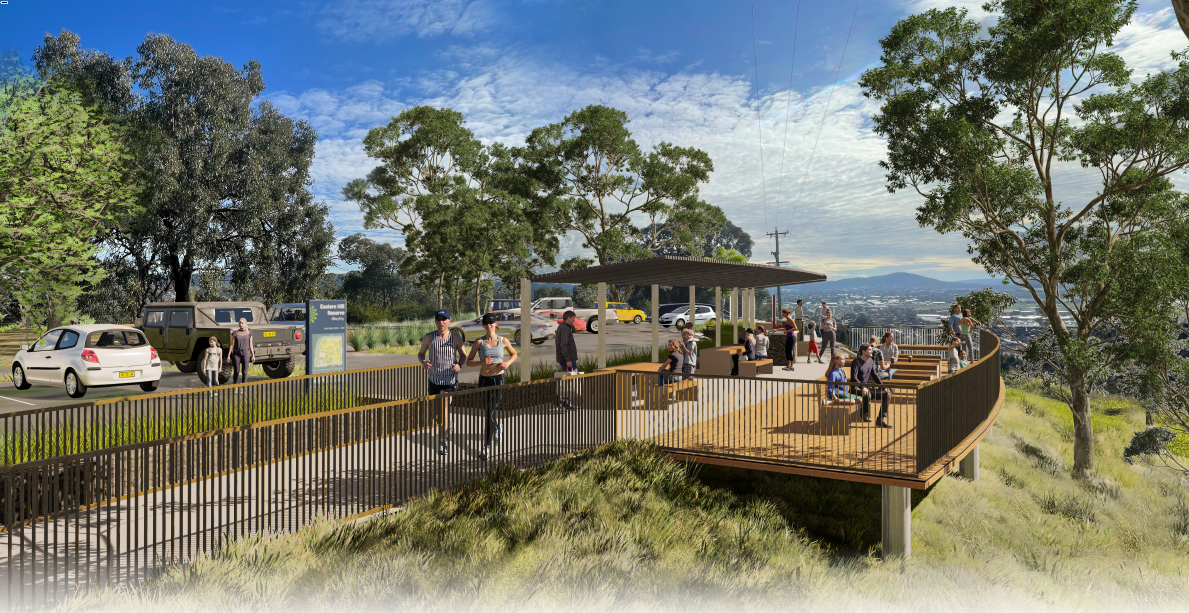 Artist's impression of new lookout facility