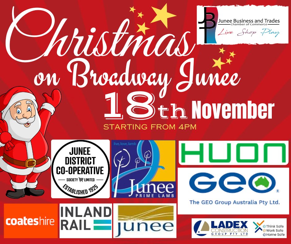 Christmas on Broadway in Junee