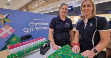 Wagga Marketplace has festive spirit covered with gift-wrapping fundraiser for families