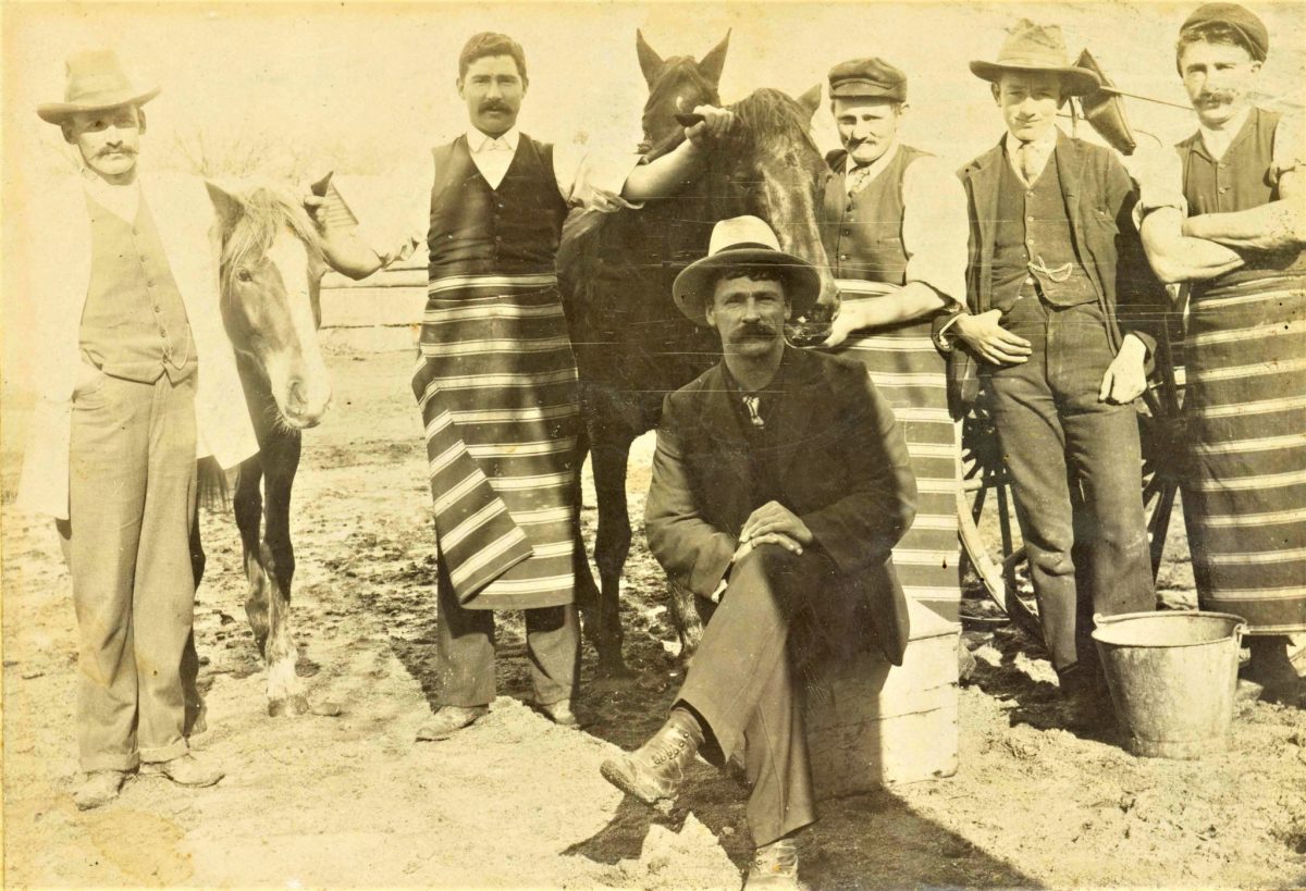 The butchers of Wagga Wagga in 1910.