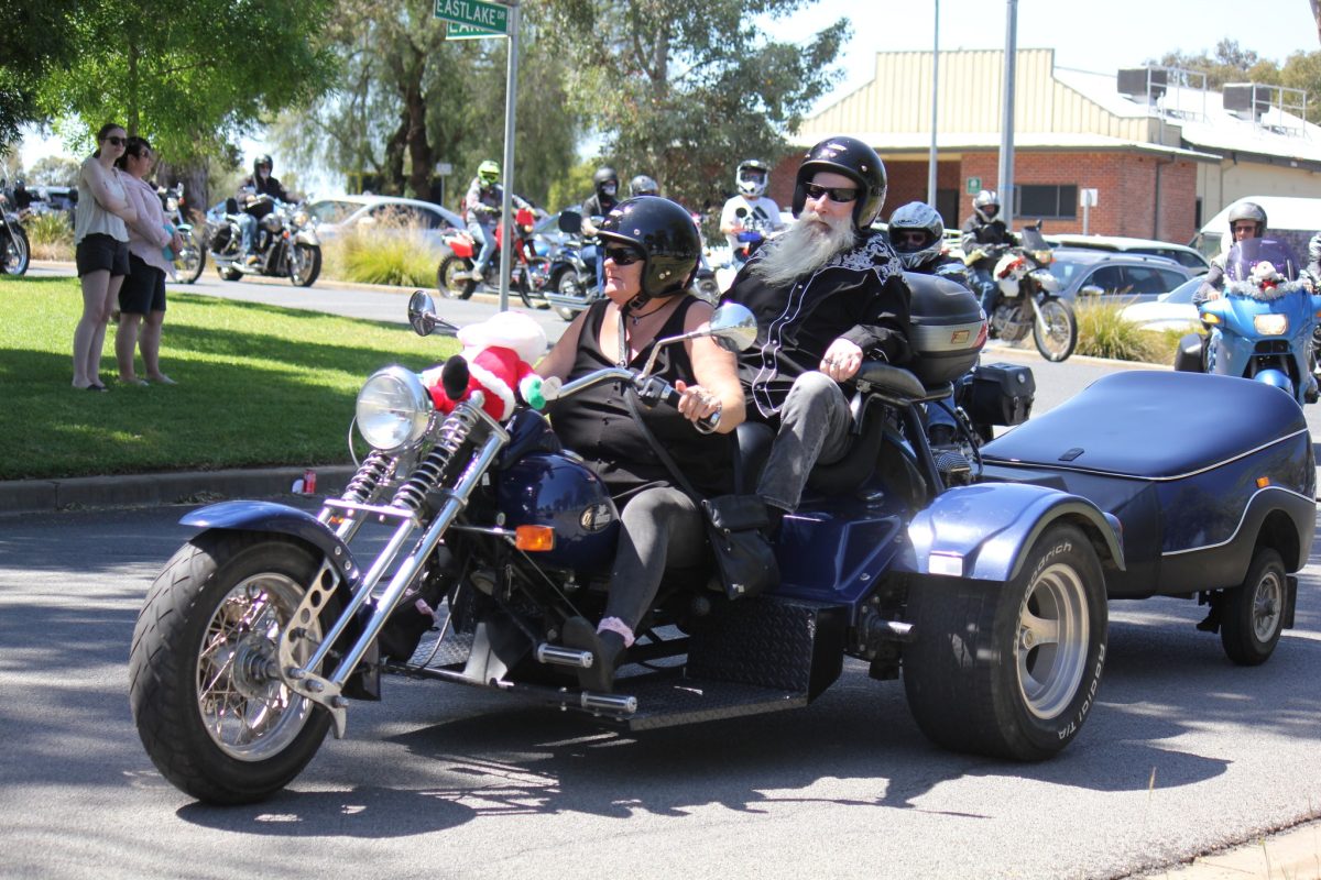 Motorbike riders at Wagga Toy Run