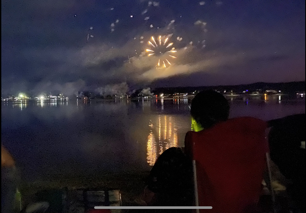 The Lake Albert fireworks are back. Photo: Chris Roe. 