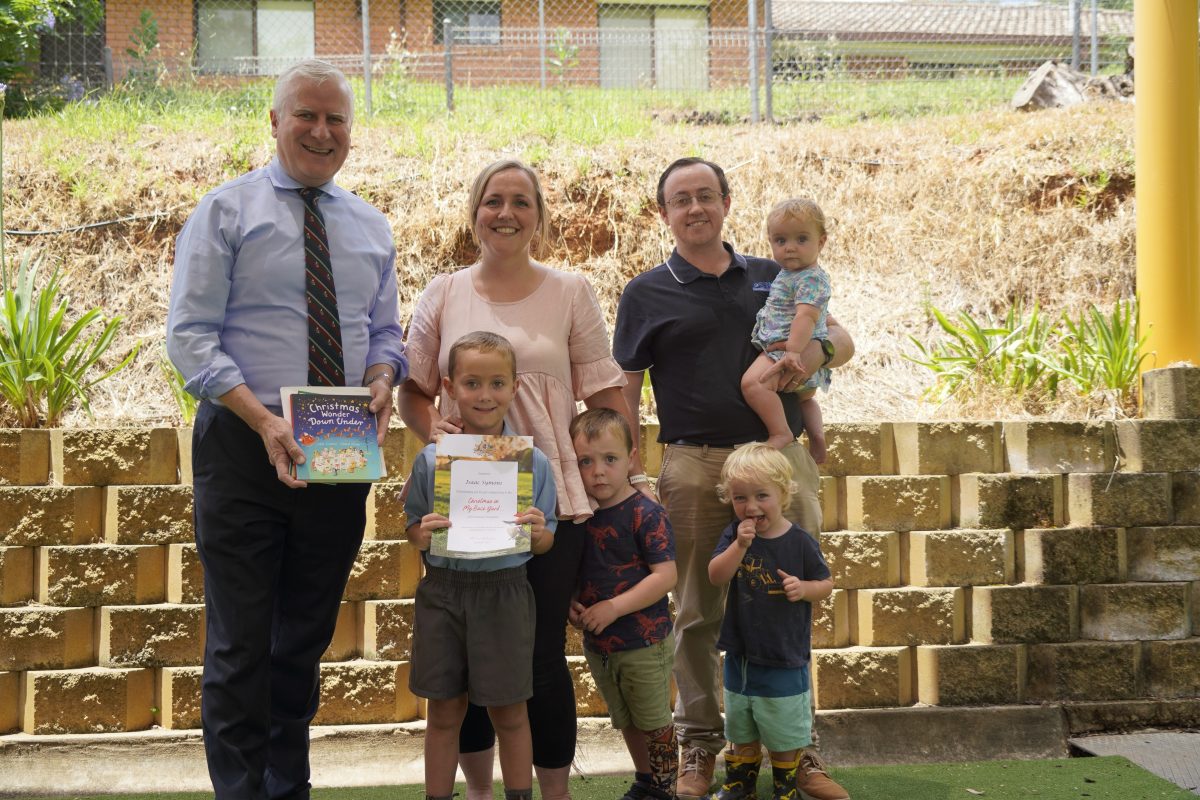 Runner-up: Isaac Symons, 6, Kindergarten, St Raphael’s Catholic School, Cowra.