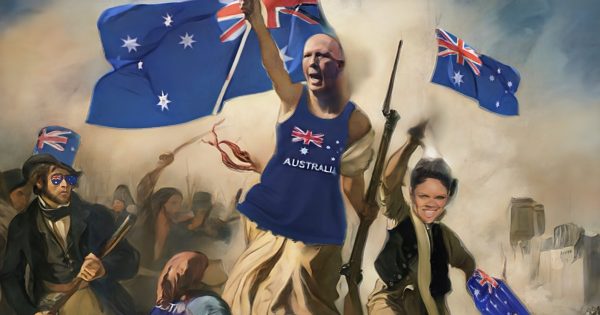 Is Dutton really more triggered by plastic flags than price gouging? Or is this No 2.0?