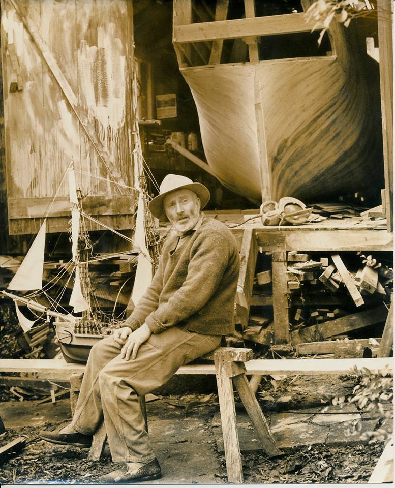 Boat builder Ralph Sewell