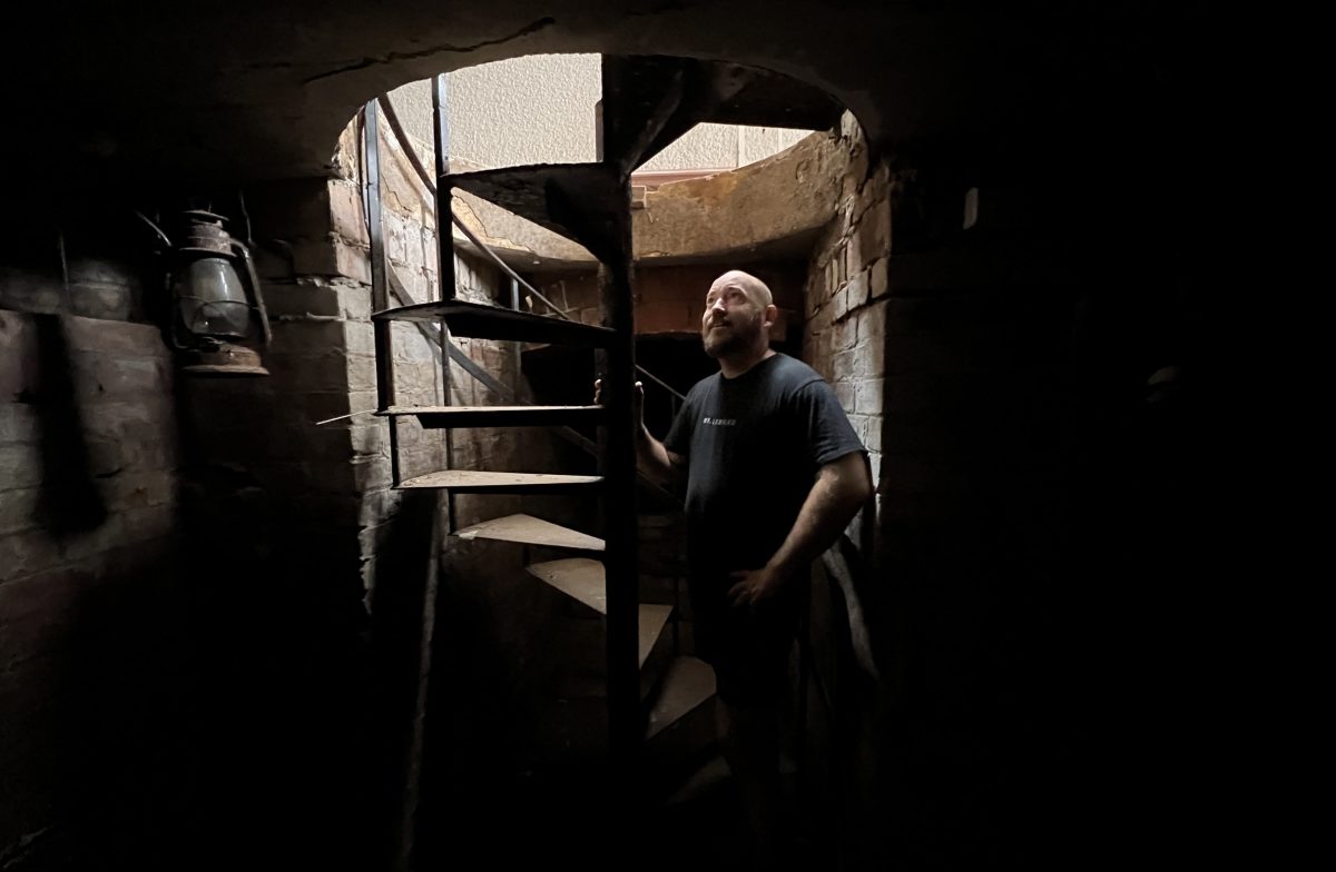 Chef Jamie Shepley explores the hidden cellar beneath the Prince of Wales Hotel.