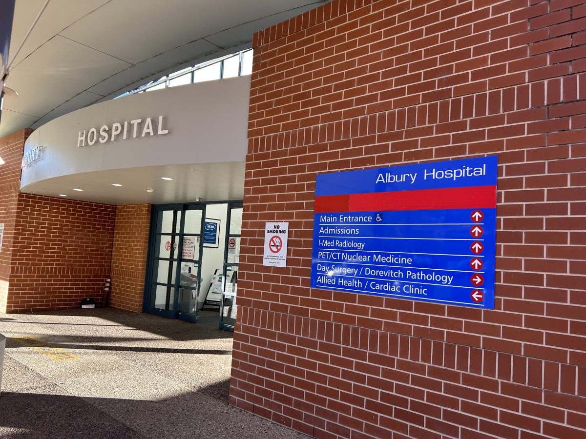 Albury Hospital.
