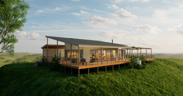 Ambitious plan for luxury chalet in Mullengandra hills takes shape