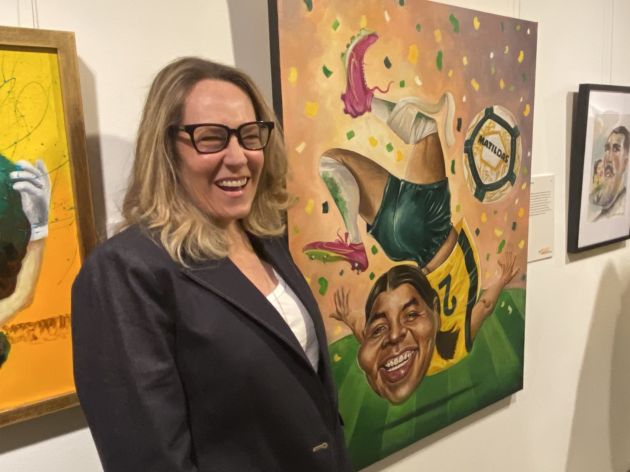 Sam Kerr stars in the winner of the 2024 Bald Archy Prize | Region Riverina