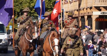 Thousands take to Baylis Street to honour our Anzacs