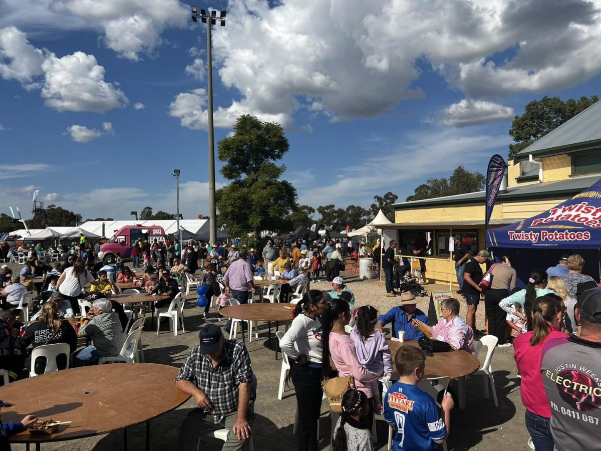 crowd at a regional agricultural show