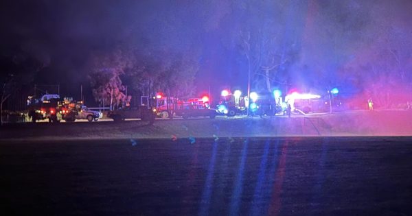 Fire crews battle overnight blaze at Junee High School