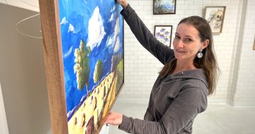 Artist Kim Baker shares a slice of life on a Wagga farm in her first solo exhibition