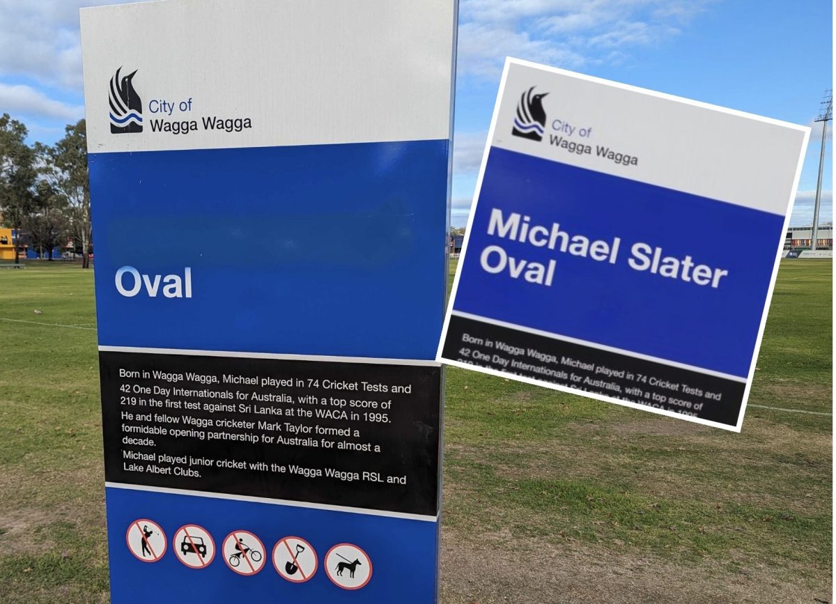 Michael Slater Oval has been at the centre of a local protest 