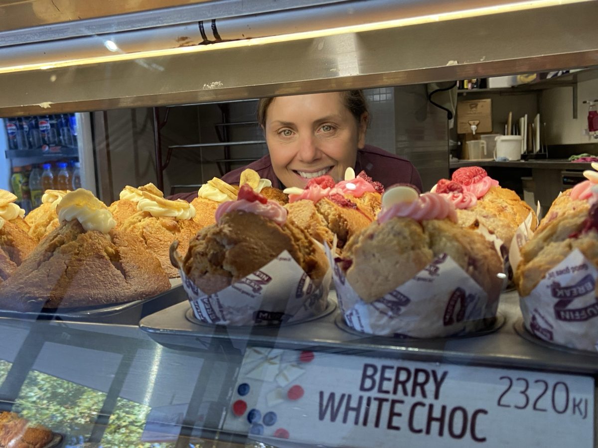 After 14 years at Muffin Break, Natalie Prestia is looking to pass the baton.