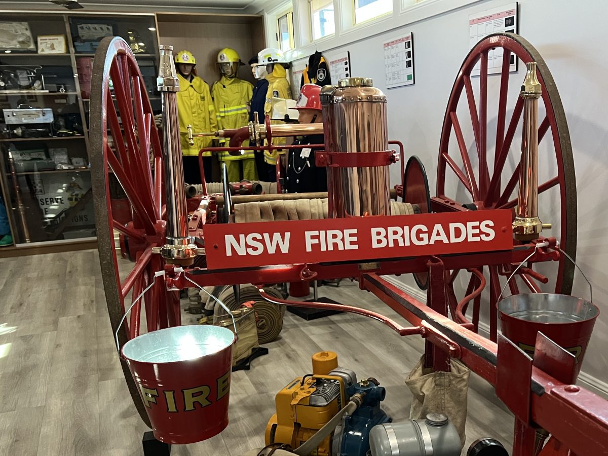 Chris' collection includes thousands of firefighting artefacts.